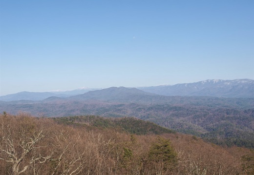 The next day, Snow on Mt. LeConte